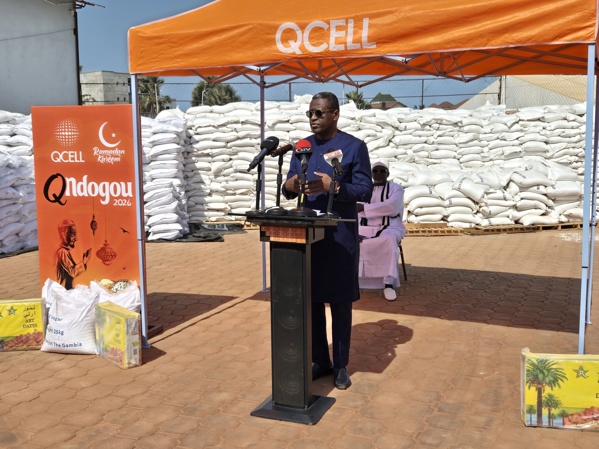 Muhammed Jah at a QGroup event